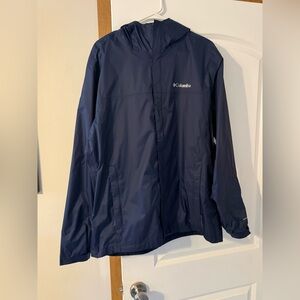 Columbia Men’s Navy Blue Raincoat